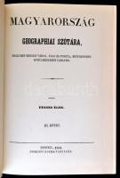 Fényes Elek: Magyarország geographiai szótára I-II. Budapest, 1984, Magyar Könyvkiadók és Könyvterje...