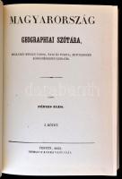Fényes Elek: Magyarország geographiai szótára I-II. Budapest, 1984, Magyar Könyvkiadók és Könyvterje...