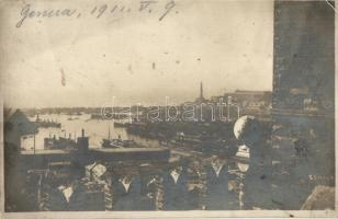 14 db RÉGI olasz városképes lap, közte Genova, Taormina, Capri, Padova / 14 pre-1945 Italian town-view postcards