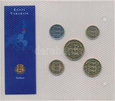 Észtország 1992-2003. 10s-5K (5xklf) "Az utolsó Korona forgalmi pénzek" forgalmi sor T:1
...