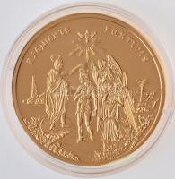 DN Történelmi aranypénzek - Betlehem 4 dukát, Oroszország aranyozott Cu-Zn utánveret COPY beütéssel, tanúsítvánnyal (20g/38,61mm) T:PP