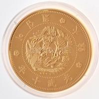 DN "Történelmi aranypénzek - Korea 20 von, 1906" aranyozott Cu-Ni utánveret "COPY&quo...