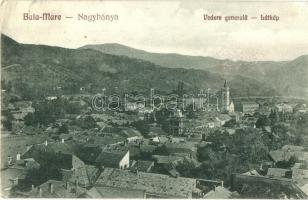 Nagybánya, Baia Mare; Látkép, Rosenstein könyvkereskedés kiadása / general view (EK)