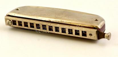 Bandmaster szájharmonika, 16×4,5×2,5 cm