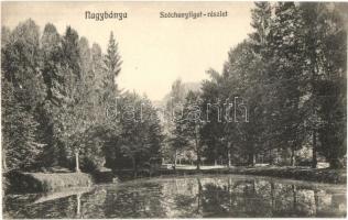 Nagybánya, Baia Mare; Széchenyi liget, kiadja Kovács Endre / park (EK)