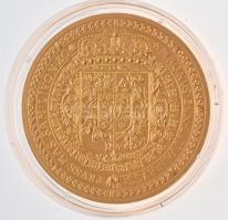DN "Történelmi aranypénzek - III. Zsigmond 100 dukát, 1621" aranyozott Cu-Ni utánveret &qu...
