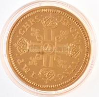 DN "Történelmi aranypénzek - XIV. Lajos Louis d'Or, 1644" aranyozott Cu-Ni utánveret ...