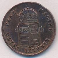 1848. 1kr Cu T:2 lapkavég 
Adamo B1