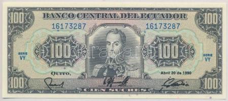 Ecuador 1990. 100S T:I Ecuador 1990. 100 Sucres C:UNC