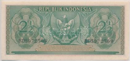Indonézia 1956. 2 1/2R T:I,I-
Indonesia 1956. 2 1/2 Rupiah C:UNC,AU