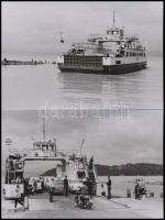 1934-1973 Balatoni életképek, különböző helyszínekről (Balatonföldvár, komp, tihanyi szálloda, vitor...