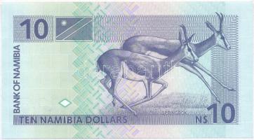Namíbia 1993. 10N$ T:I 
Namibia 1993. 10 Namibia Dollars C:UNC 
Krause 1.a