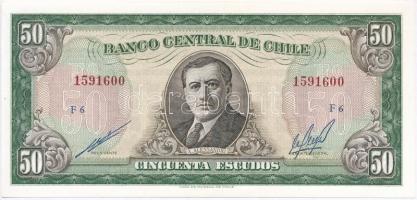 Chile 1962-1975. 50E T:I Chile 1962-1975. 50 Escudos C:UNC Krause 140.b