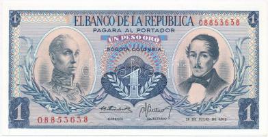 Kolumbia 1972. 1P T:I Colombia 1972. 1 Peso Oro C:UNC Krause 404.e