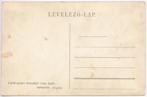 Liptóújvár, Liptovsky Hrádok; Kincstári római katolikus templom, belső, orgona / church interior, or...