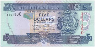 Salamon-szigetek 1997. 5D T:I Solomon Islands 1997. 5 Dollars C:UNC Krause 19