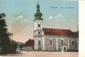 Korompa, Krompach; Római katolikus templom / street, church  (fl)