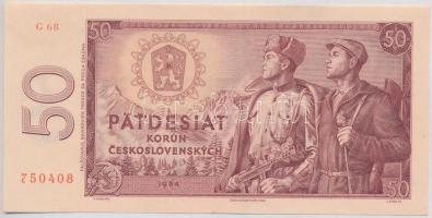 Csehszlovákia 1964. 50K T:II- szép papír Czechoslovakia 1964. 50 Korun C:VF nice paper