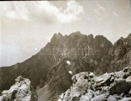 35 db régi fotónegatív, 6x4 cm