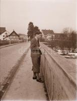 35 db régi fotónegatív, 6x4 cm