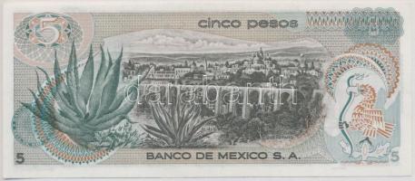 Mexikó 1971. 5P T:I
Mexico 1971. 5 Pesos C:UNC
Krause 62.b