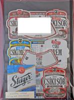 135 db klf vegyes sörcímke