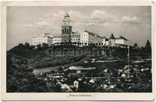 Pannonhalma, Apátság leporellolap, belsők / leporellocard (EK)