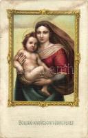 57 db főleg régi motívumlap: üdvözlőlapok (karácsony, húsvét, stb.) és művészlapok, hölgyek; vegyes ...