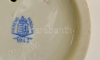 Herendi hétmérföldes csizma, kézzel festett, jelzett, hibátlan, m: 20,5 cm