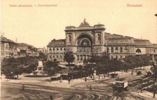 Budapest VII. Keleti pályaudvar, villamos, N. M. Bp.