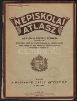 1925, 1930 Kogutowicz Károly Iskolai atlasza + Népiskolai atlasz az V. és Vi. osztály számára