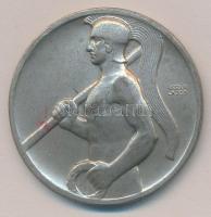 Berán Lajos (1882-1943) ~1930-1940. "Ferencz Városi Torna Club" ezüstözött Br díjérem (40m...