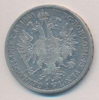 Ausztria 1860A 1Fl Ag "Ferenc József" T:2- 
Austria 1860A 1 Florin Ag "Franz Joseph&...