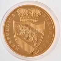 DN "Történelmi aranypénzek - 8 Dukát Bern 1797" aranyozott Cu-Ni utánveret "COPY"...