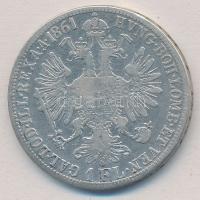 Ausztria 1861A 1Fl Ag "Ferenc József" T:2- 
Austria 1861A 1 Florin Ag "Franz Joseph&...