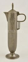 cca 1900 W.M.F. szecessziós alpakka boros kancsó, jelzett, m:28,5 cm