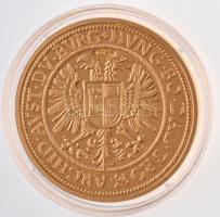 DN "Történelmi aranypénzek - II. Mátyás 10 Dukát 1608-1618" aranyozott Cu-Ni utánveret &qu...