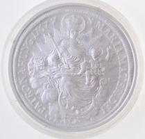 1767. Tallér ezüstözött replikája Mária Terézia, COPY beütéssel (40mm) T:PP
