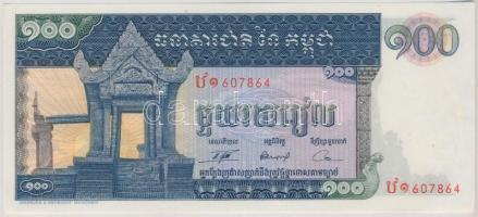 Kambodzsa ~1972. 100R T:I- Cambodia ~1972. 100 Riels C:AU