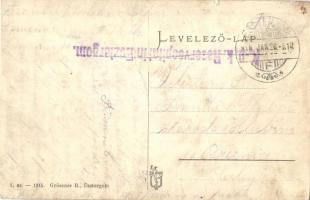 Esztergom, Bazilika, Visegrád oldalkerekes gőzhajó. Grószner kiadása + K.u.K. Reservespital in Eszte...