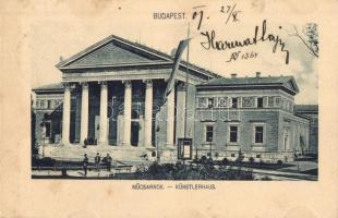 1901 Budapest XIV. Műcsarnok, magyar zászló (EK)