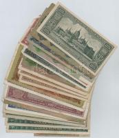 30db-os vegyes magyar pengő bankjegy tétel T:III,III-