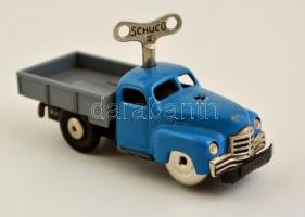 cca 1950 3 db Schuco állítható sebességű játékautó, jó állapotban, kulccsal, h: 10,5 cm + leírás