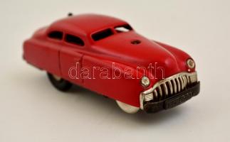 cca 1950 3 db Schuco állítható sebességű játékautó, jó állapotban, kulccsal, h: 10,5 cm + leírás