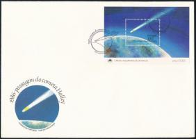 1986 Halley-üstökös blokk FDC-n Mi 51