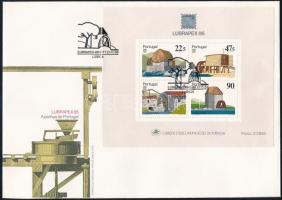 LUBRAPEX bélyegkiállítás blokk FDC-n, LUBRAPEX Stamp exhibition block FDC
