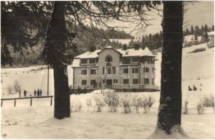 Vöröskolostor, Cerveny Klástor (Alsólehnic, Pod Lechnica); Zotavovna / Gyógyüdülőhely, szálloda télen / spa, hotel in winter (fa)