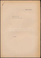 cca 1966 Molnár László: Herendi porcelán, Molnár László: Herendi porcelán készletek két tanulmány gépirata. 11 p  + 10p.
