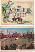 8 db MODERN lengyel és Colorvox hanglemez képeslap / 8 modern Polish record postcards