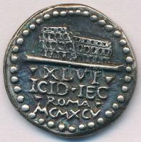 Olaszország 1995. "ICID-CIID / Róma" jelzett Ag emlékérem (13,5g/29mm) T:2
Italy 1995. &q...